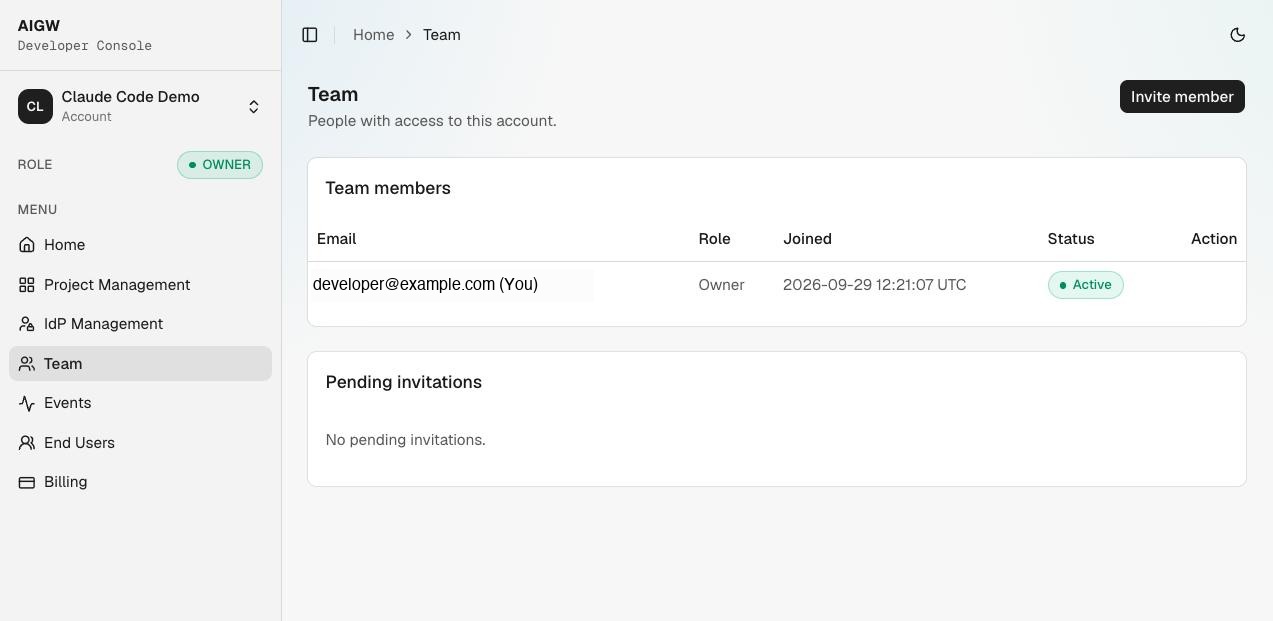 Account team